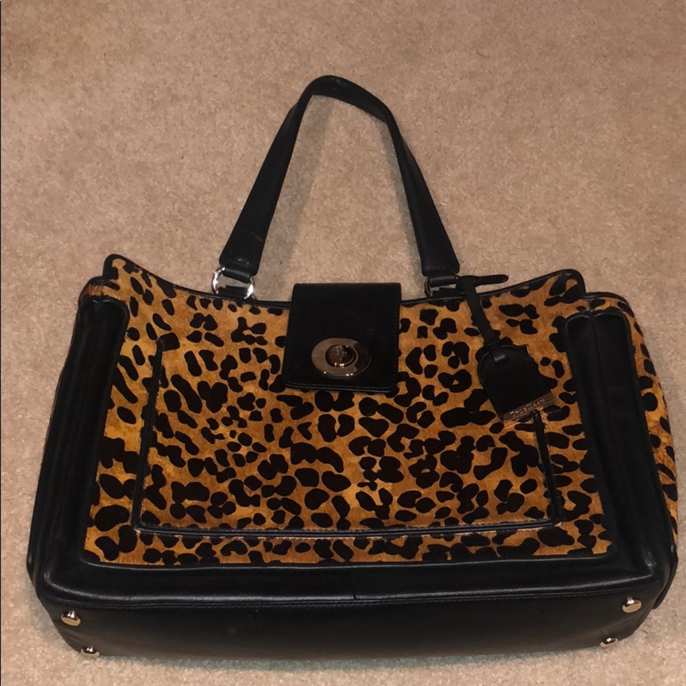 Cole haan cheetah handbag